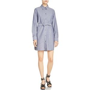 Maje Degriffe Long Sleeve Buffon Down Dress